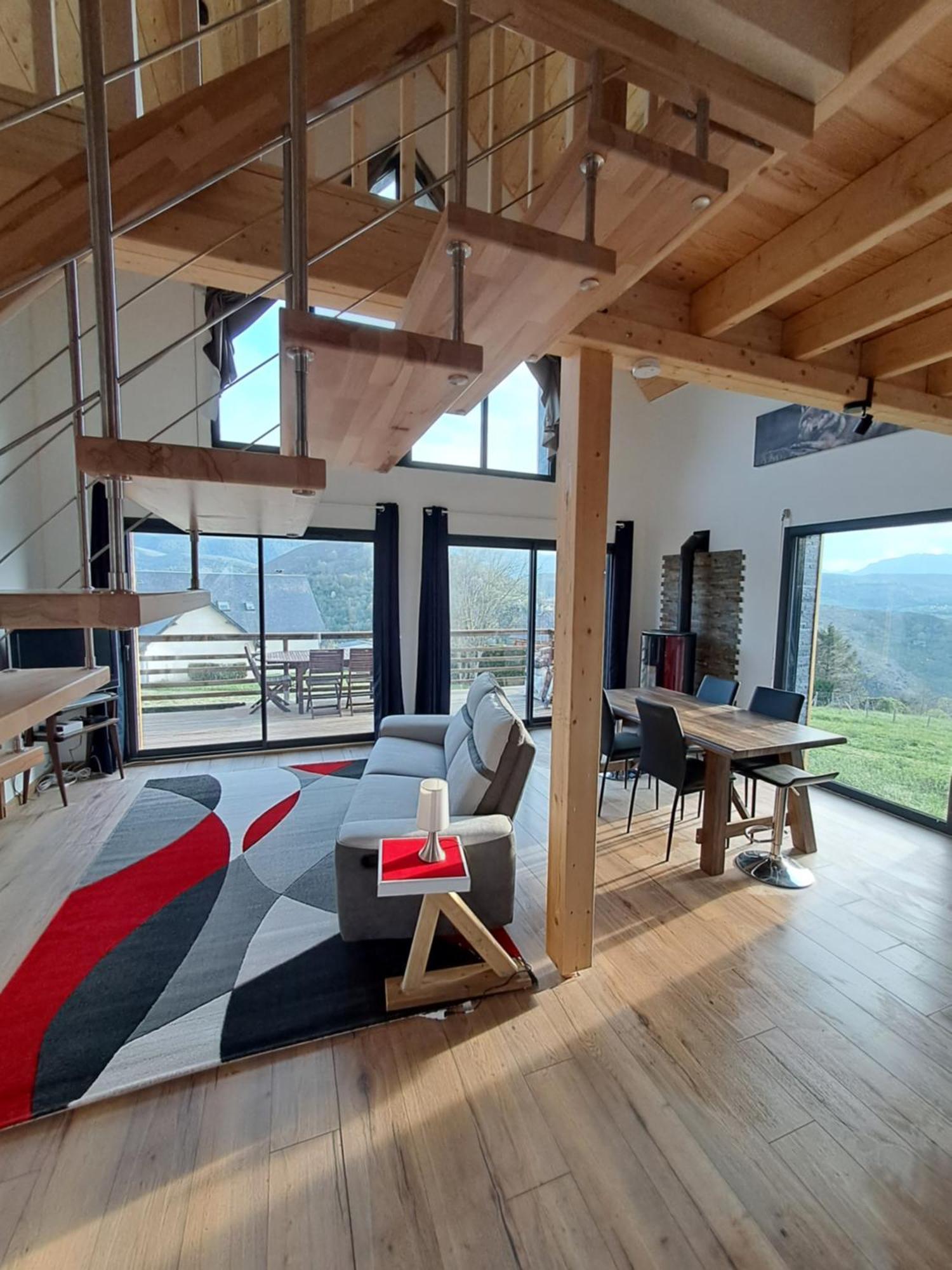 Chalet Dans Les Hautes- Pyrenees Entre Lourdes Et Bagneres Calme Et Vue Magnifique Arrodets-ez-Angles Exterior foto