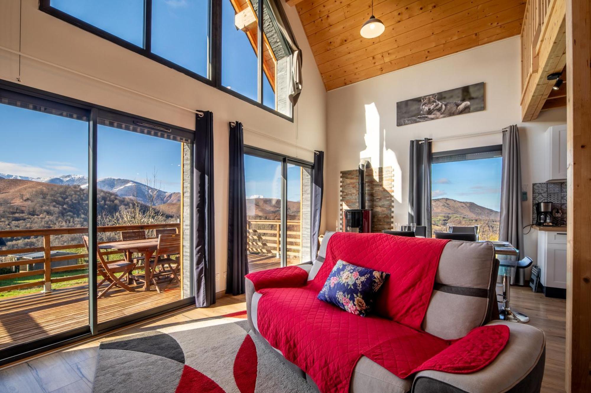 Chalet Dans Les Hautes- Pyrenees Entre Lourdes Et Bagneres Calme Et Vue Magnifique Arrodets-ez-Angles Exterior foto